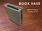 Book Vase Pottery Template