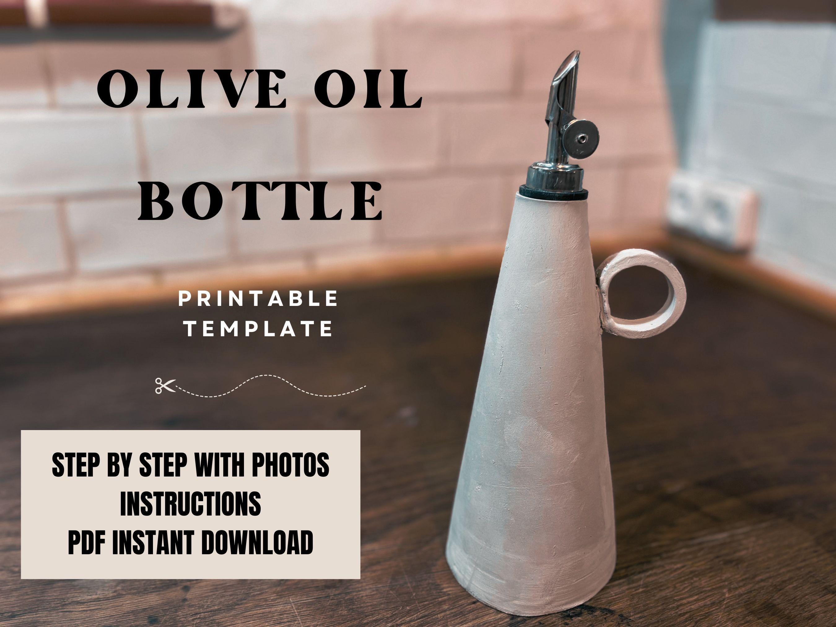 Olive Oil Bottle Template