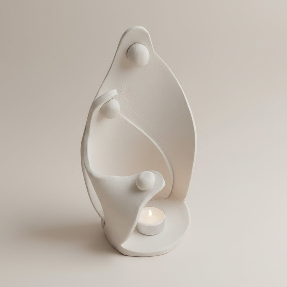 Christmas Nativity Candle Holder Template