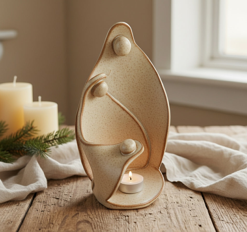 Christmas Nativity Candle Holder Template