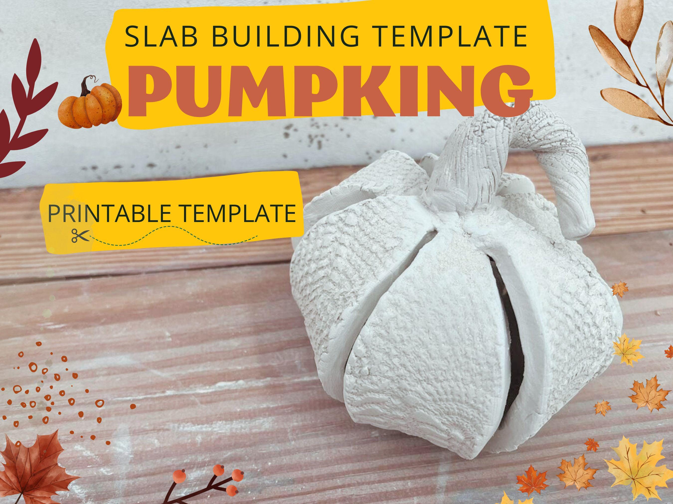 Pumpkin Pottery Template: