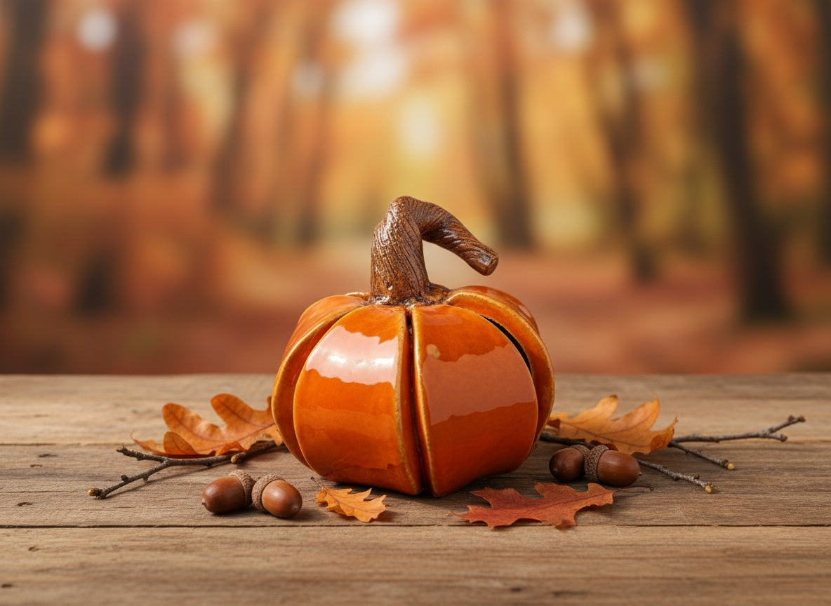 Pumpkin Pottery Template: