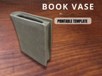 Book Vase Pottery Template