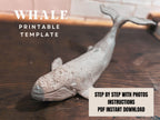Whale sculpture template