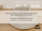 Chips and Dip Bowl Template