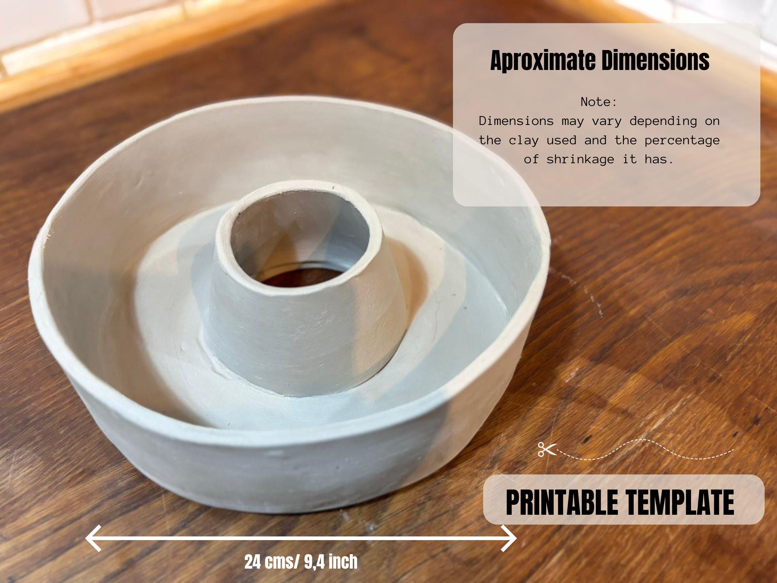 Bundt Cake Pan Template