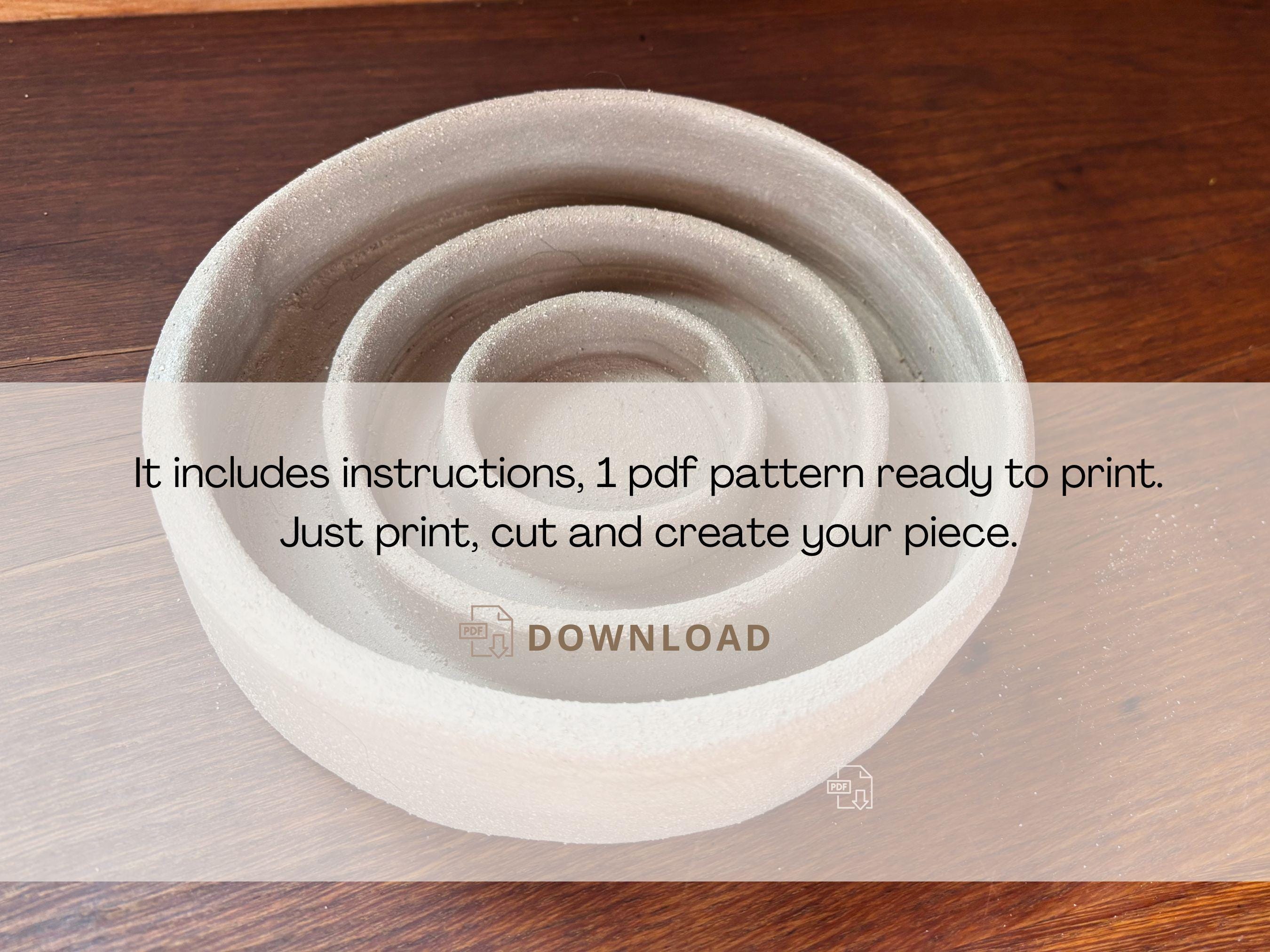 Slow Feeder Dog Bowl Pottery Template