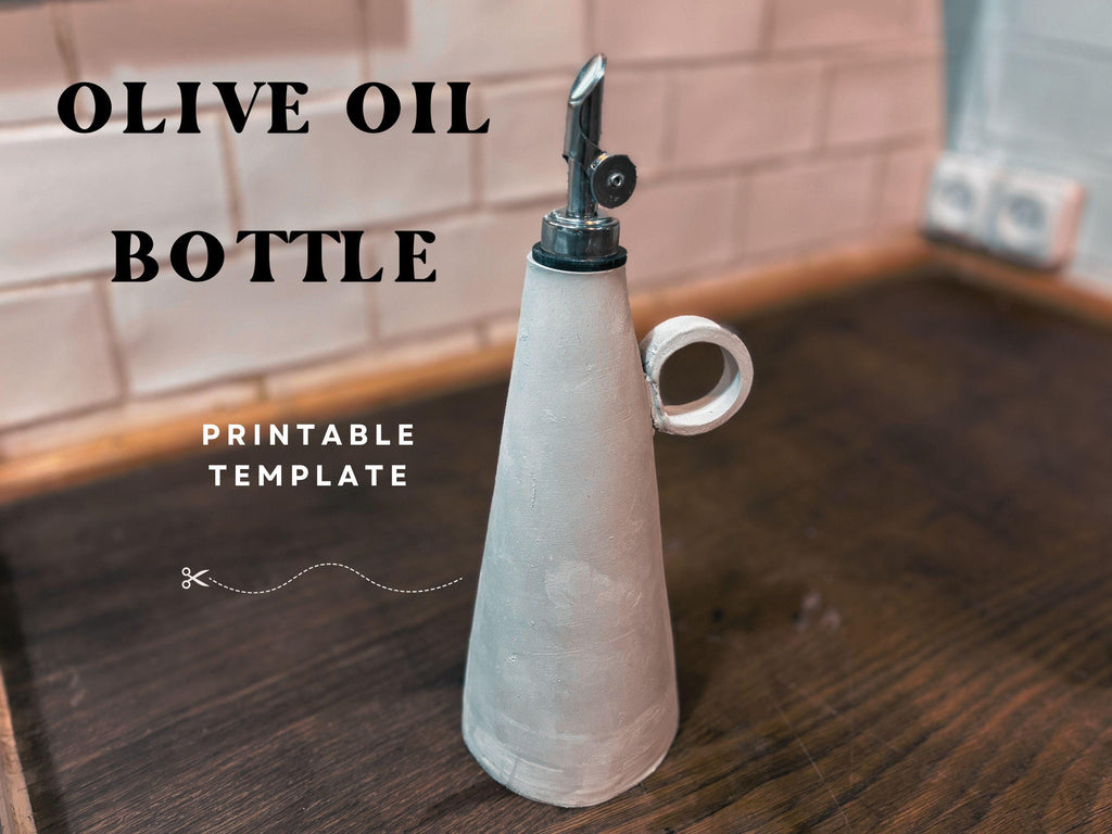 Olive Oil Bottle Template