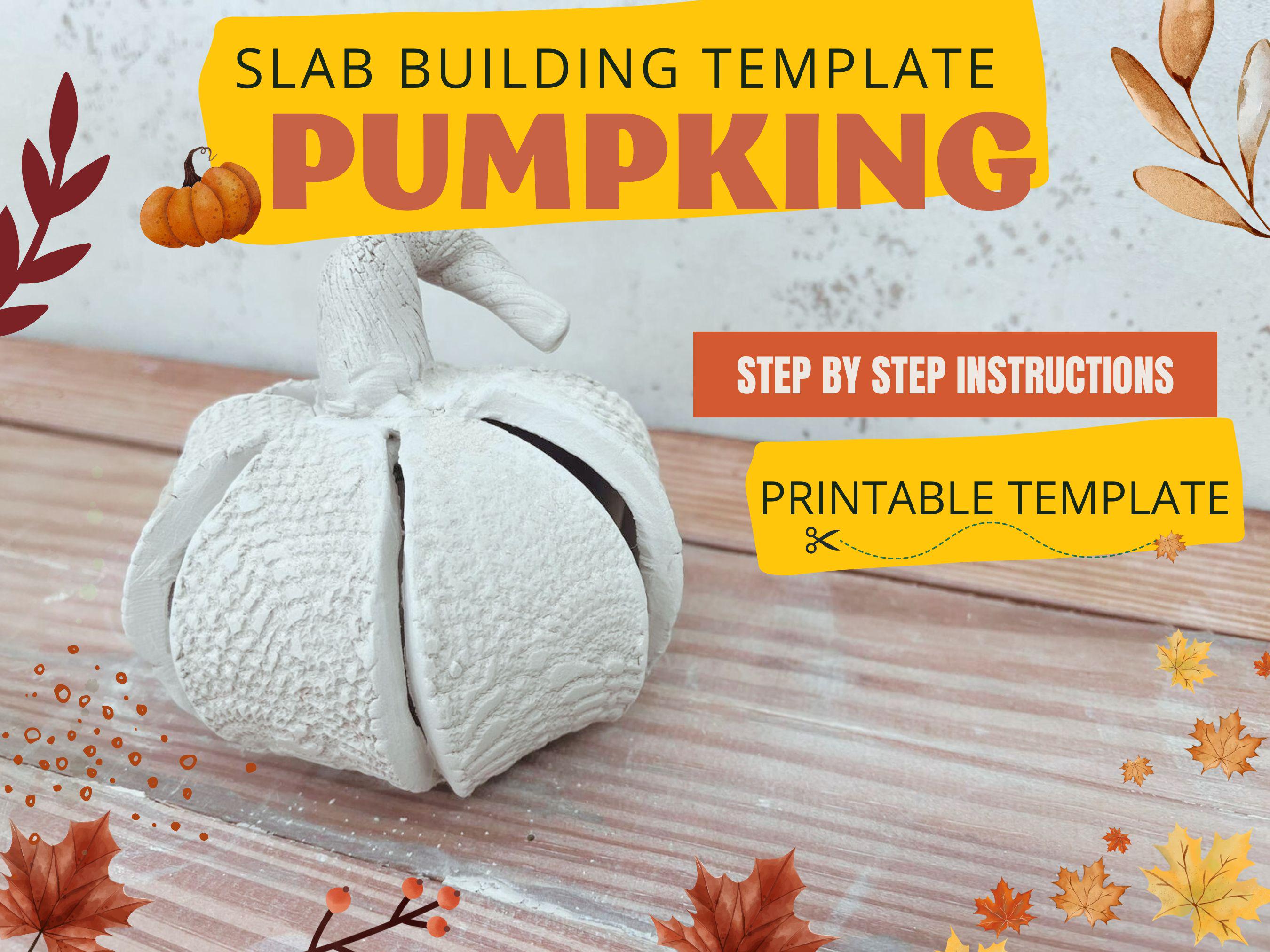 Pumpkin Pottery Template: