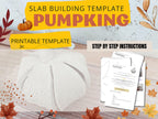 Pumpkin Pottery Template: