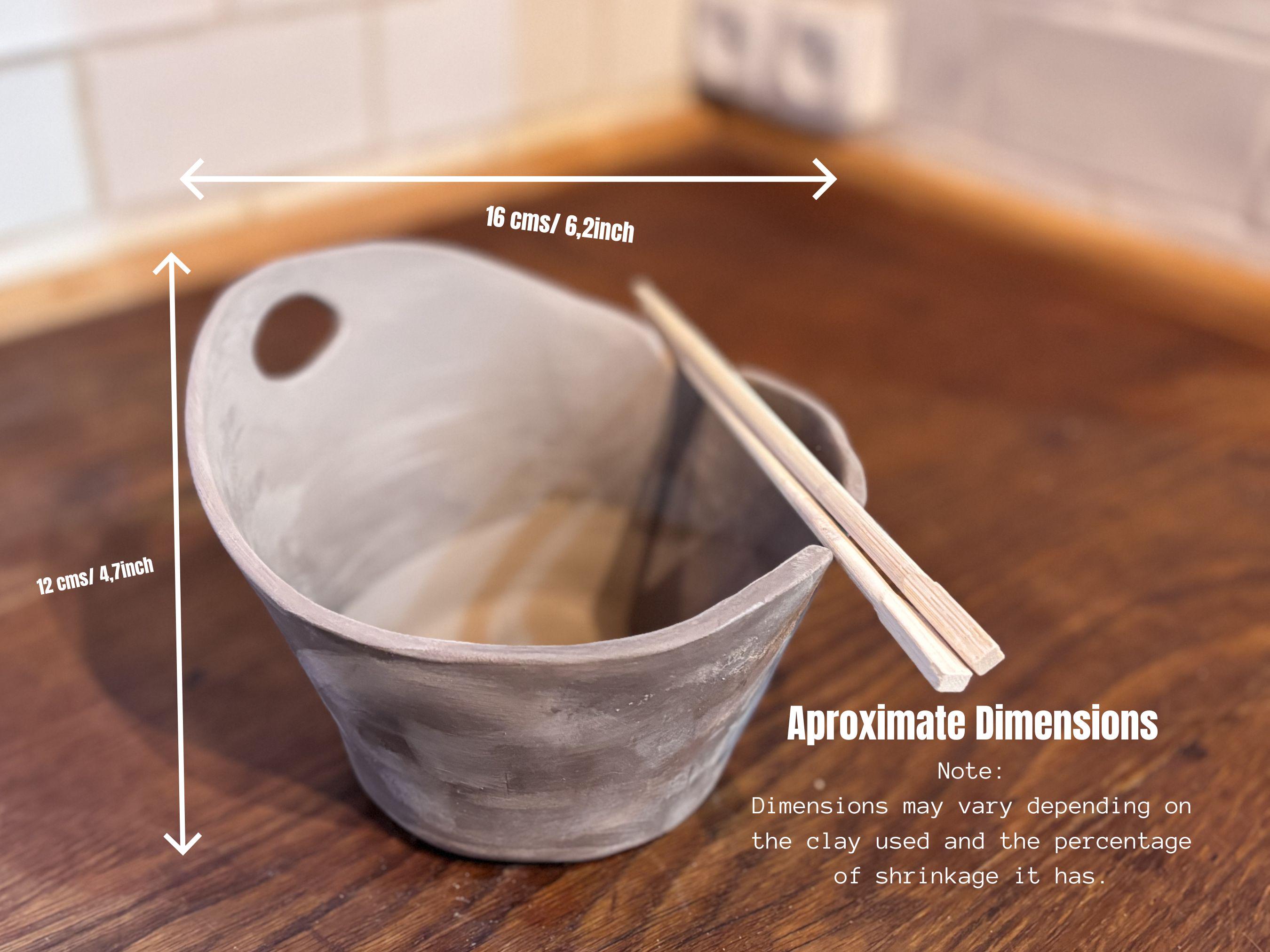 Ramen Bowl Pottery Template