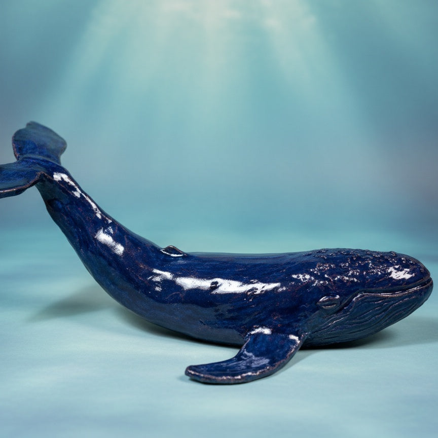 Whale sculpture template