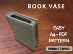Book Vase Pottery Template