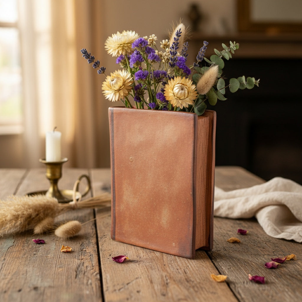 Book Vase Pottery Template
