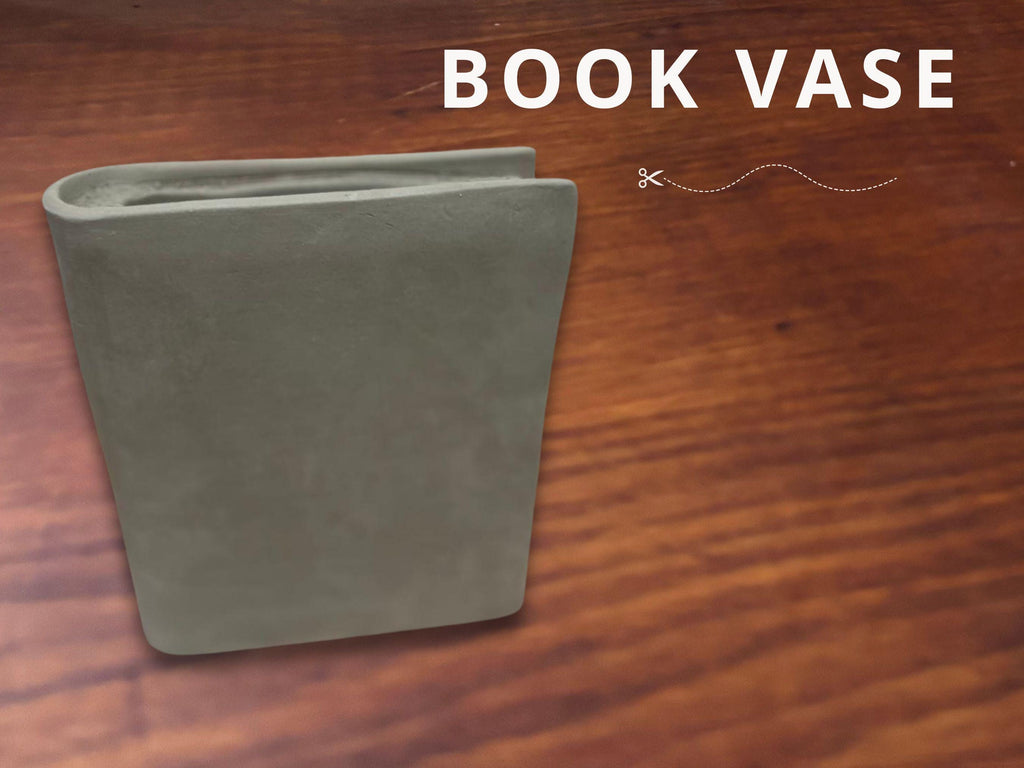 Book Vase Pottery Template