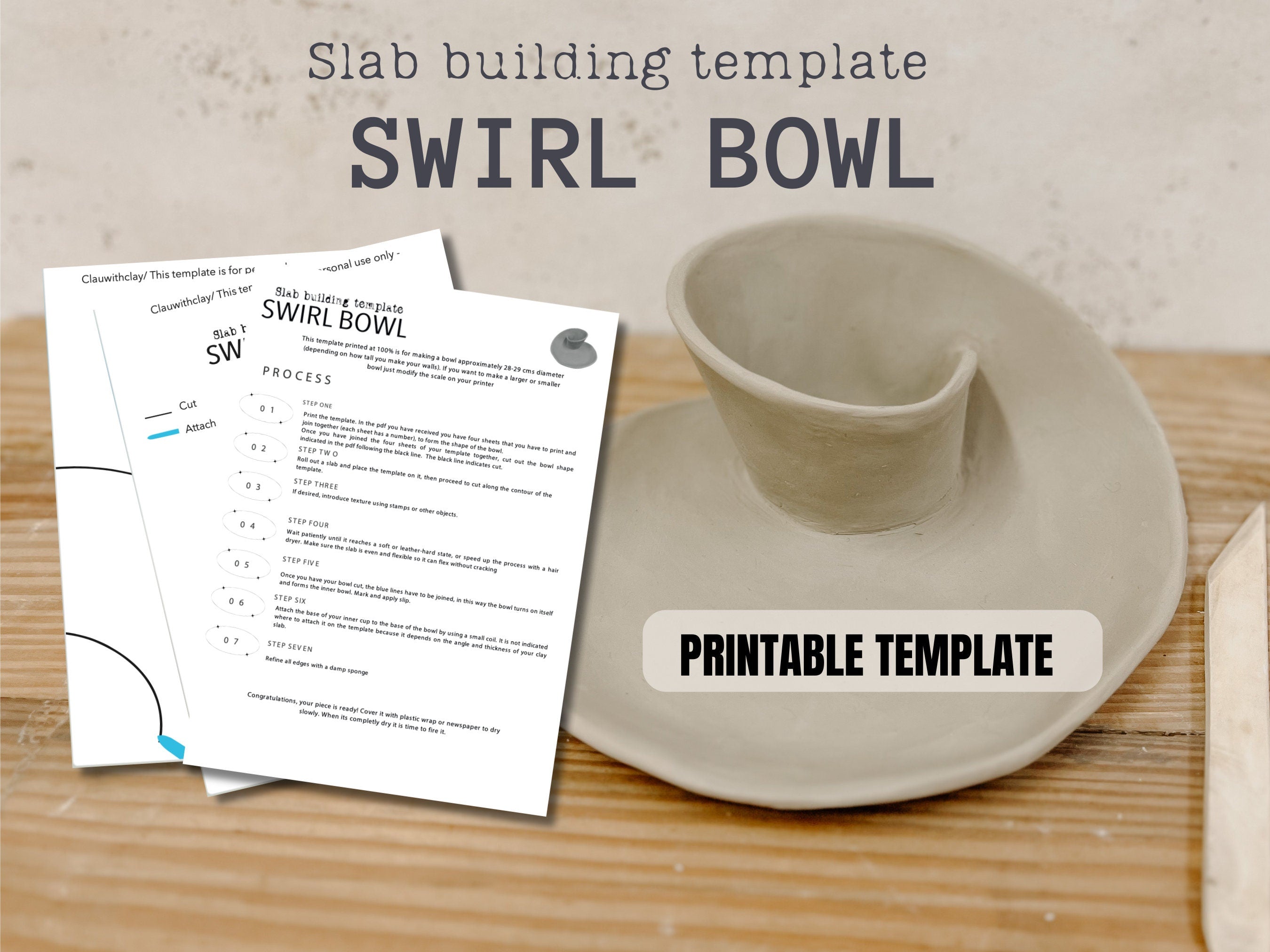 Chips and Dip Bowl Template