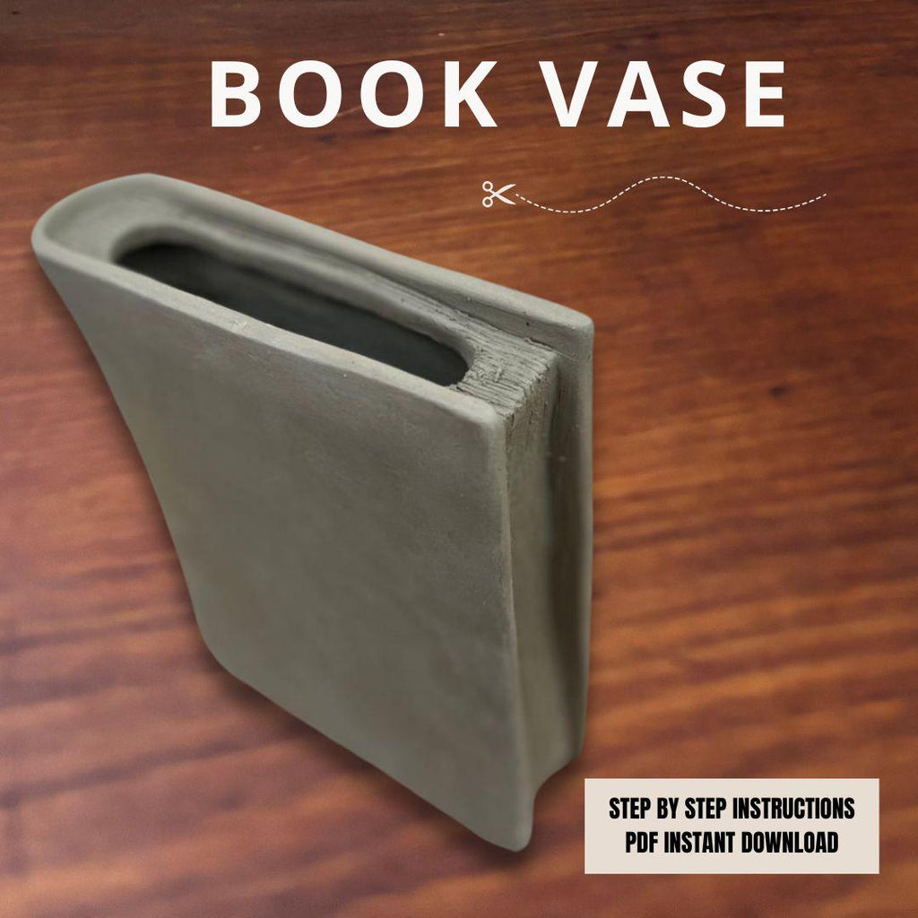 Book Vase Pottery Template