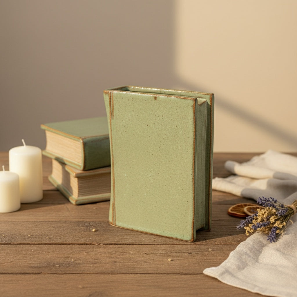 Book Vase Pottery Template