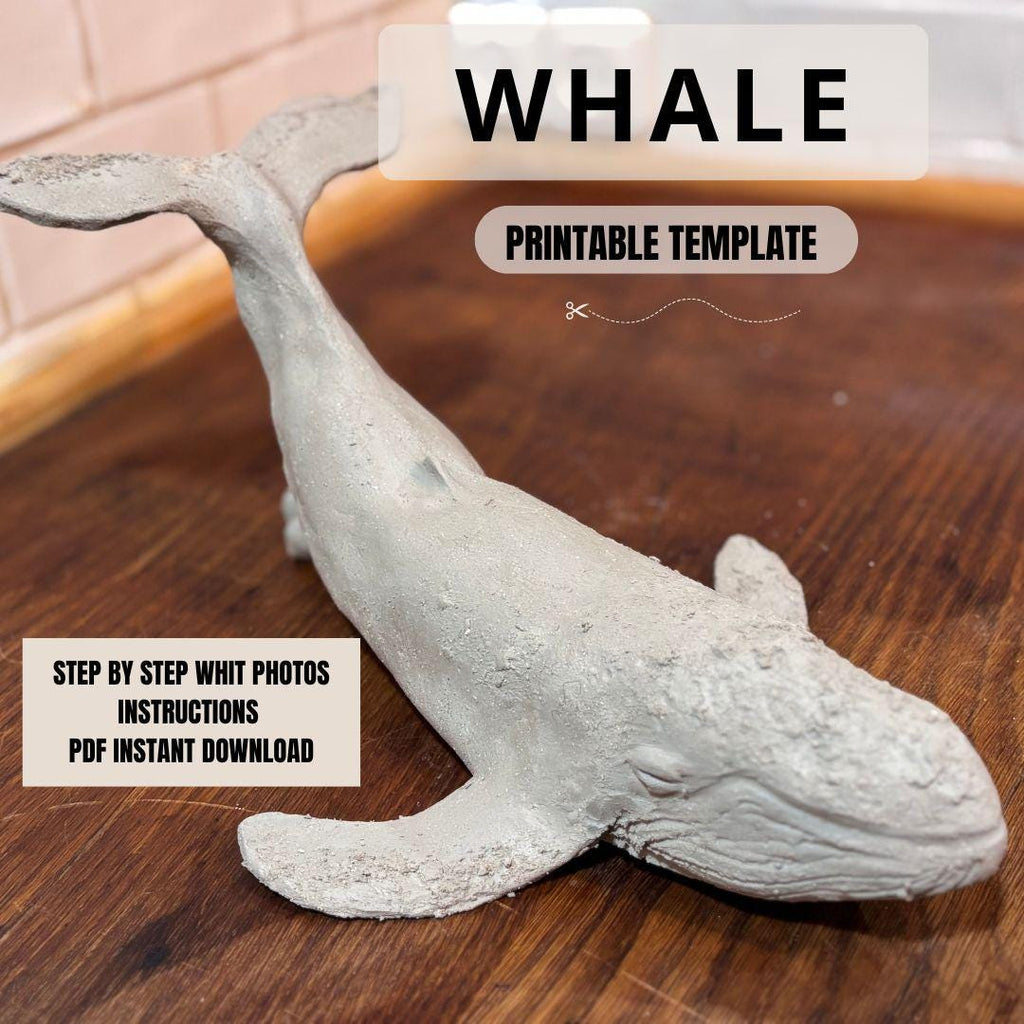 Whale sculpture template