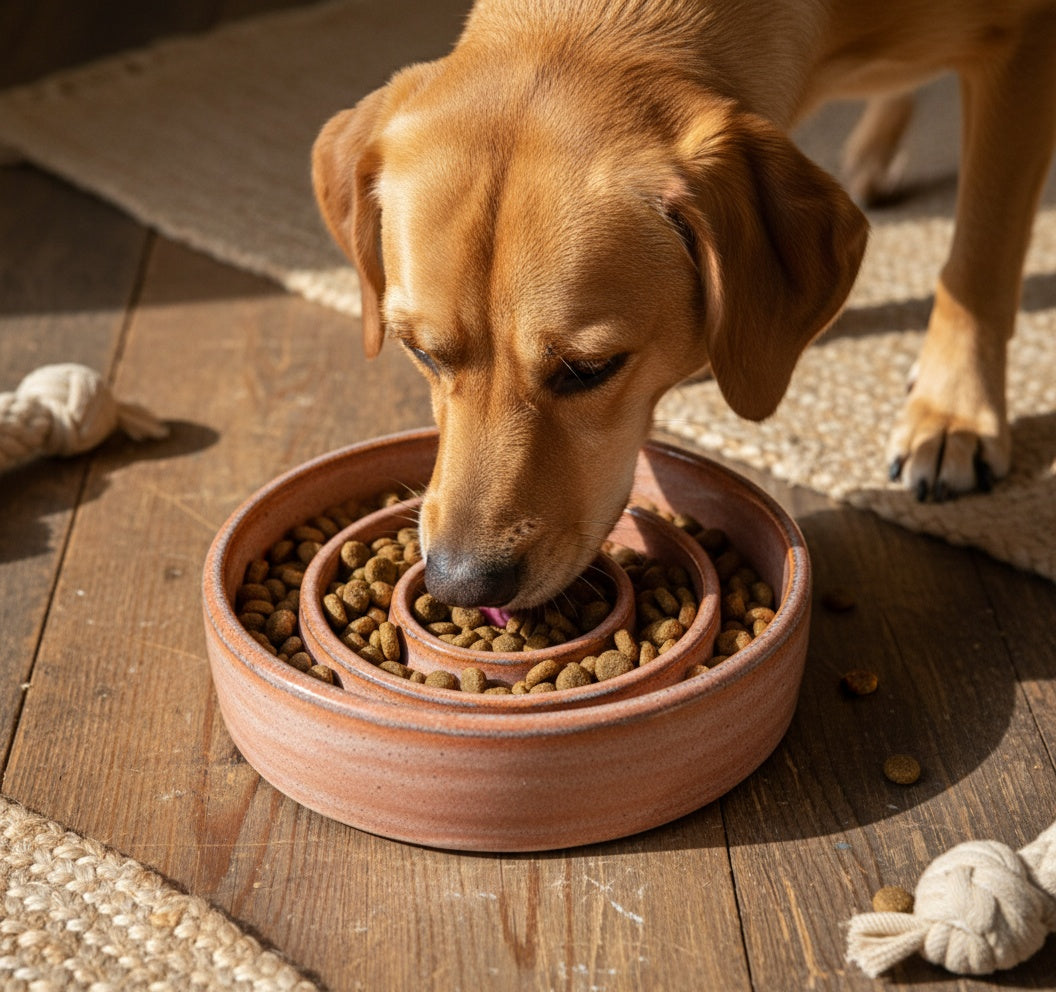 Slow Feeder Dog Bowl Pottery Template