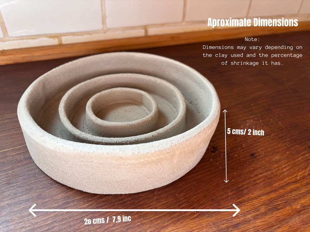 Slow Feeder Dog Bowl Pottery Template